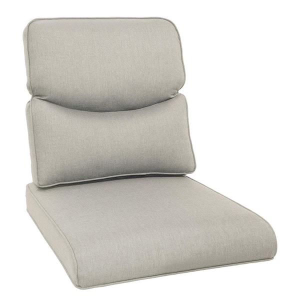 Crescent 22 in. x 25 in. x 4 in. 6-Piece Deep Seating Outdoor Lounge Chair Replacement Cushion Set in Beige