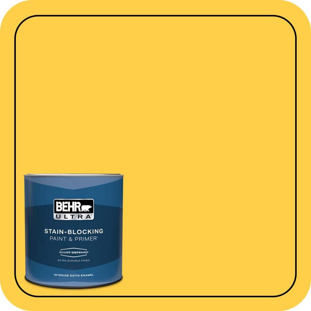 1 qt. #360B-6 Flame Yellow Extra Durable Satin Enamel Interior Paint & Primer price history on PriceWatchPro