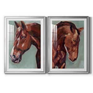 Sweet Eyes I By Wexford Homes 2-Pieces Framed Abstract Paper Art Print 30.5 in. x 42.5 in.