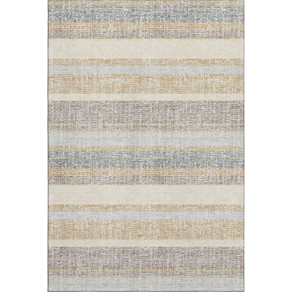 Mayfield Premium Machine Washable Abstract AMF2122 Gold 8 ft. x 10 ft. Area Rug price history on PriceWatchPro
