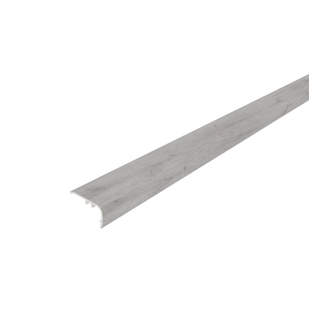 Everlux Premium Flooring Camila Rustic Gray 1.1 in. T x 2.05 in. W x 94.5 in. L Overlap Stair Nose Trim price history on PriceWatchPro