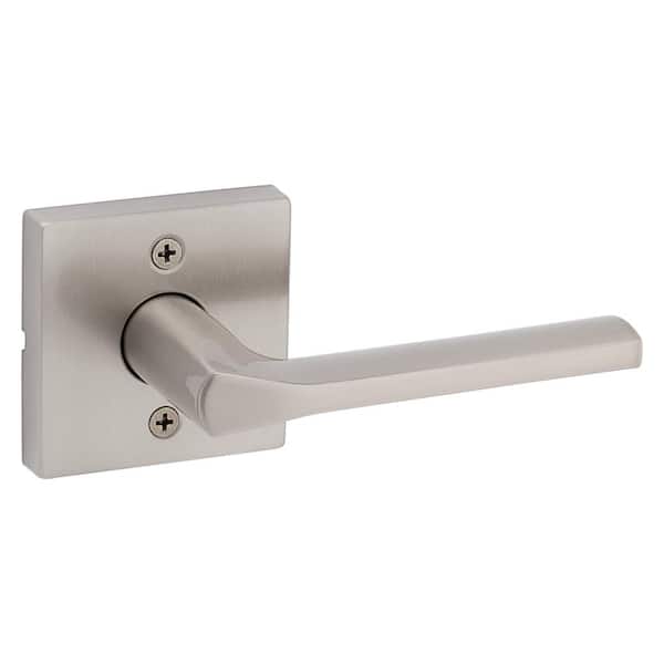 Kwikset Lisbon Square Satin Nickel Half-Dummy Door Handle