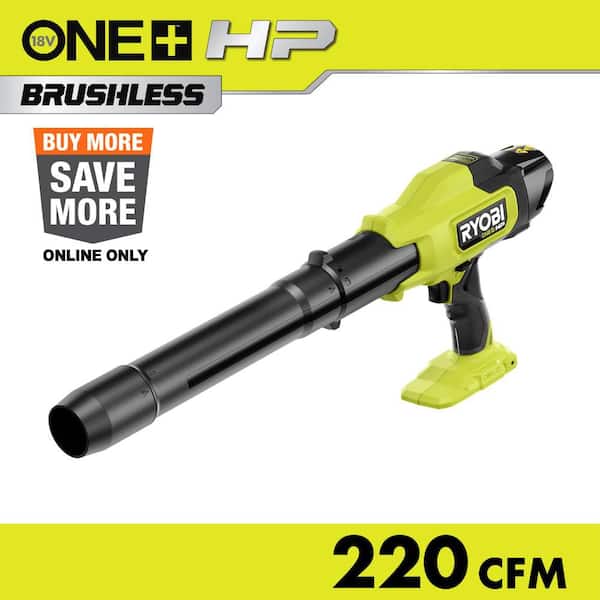ONE+ HP 18V Brushless Cordless 220 CFM 140 MPH Compact Leaf Blower (Tool-Only)