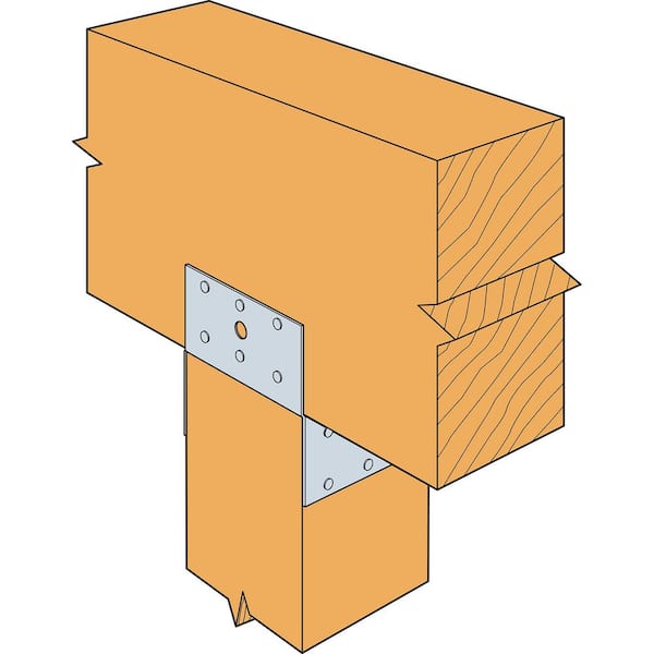 BC Galvanized Post Cap for 6x Actual Rough Lumber