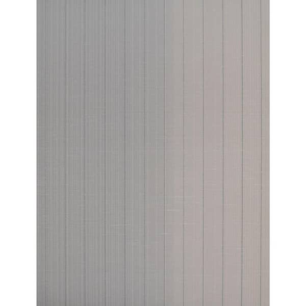 York Wallcoverings White Vertical Stripe Paper Wallpaper Matte, 20.5 in. by 33 ft.