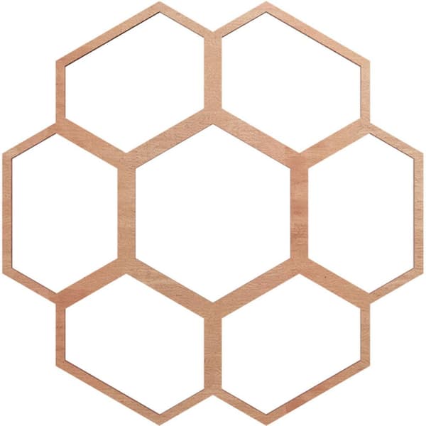 Ekena Millwork 0.375 in. x 6.375 in. x 18 in. Wood Medallion Moulding