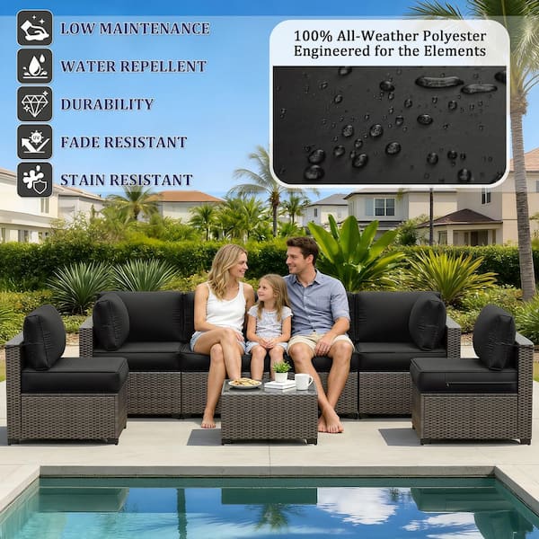 Reviews for WNP 26 in. x 26 in. x 5 in. (14-Piece) Deep Seating
