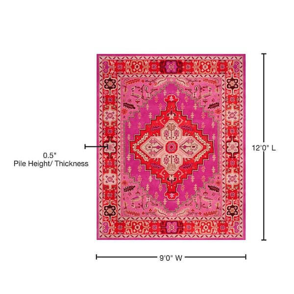 Safavieh Bellagio 535 Ivory/Pink Area Rug – Incredible Rugs and Decor