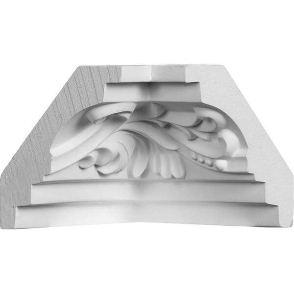 Ekena Millwork Inside Corner For Crown Molding - White 4.5P X 4.5H