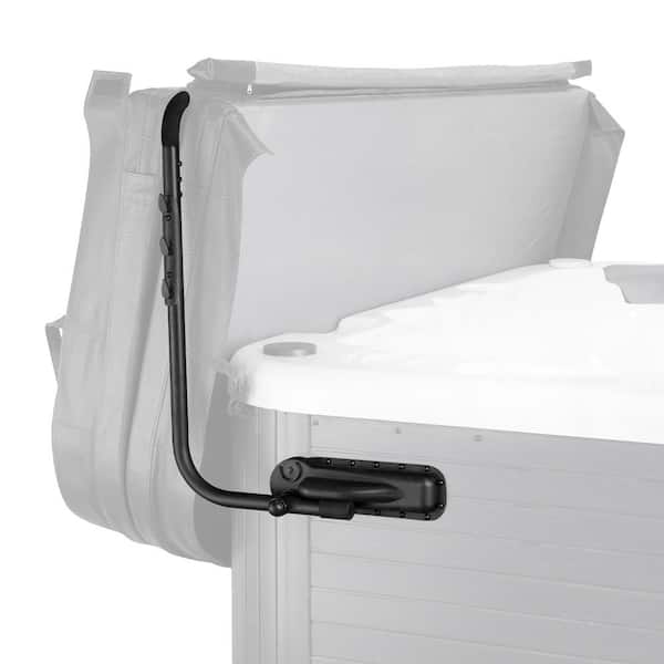 VEVOR Hot tub Cover Lift Spa Cover Lift Bidet Seat for adults Bowl/Seat Shape Non- Electric Waterless Toilet in Black
