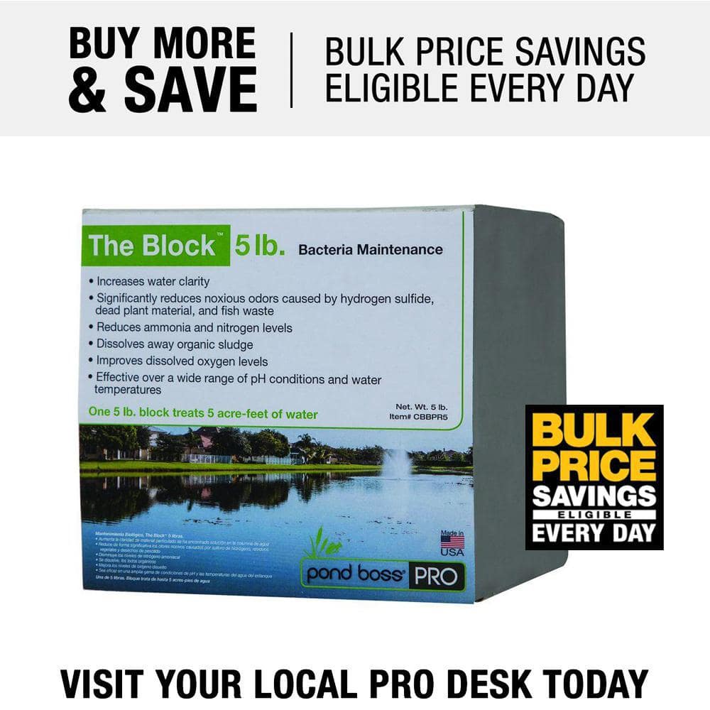 5 lb Pond Bacteria Block for Water Treatment