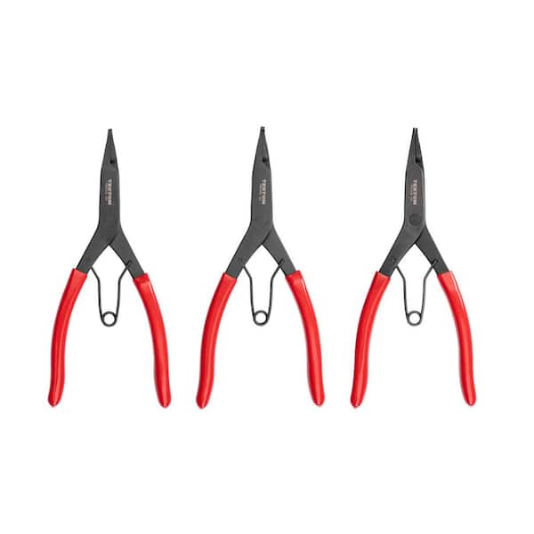 9 in. Lock Ring Pliers Set (3-Piece)