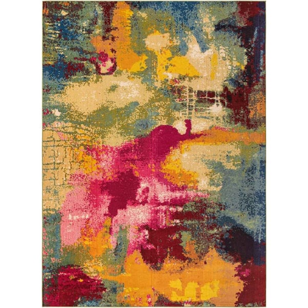 Unique Loom Estrella Barris Multi 9' 0 x 12' 0 Area Rug
