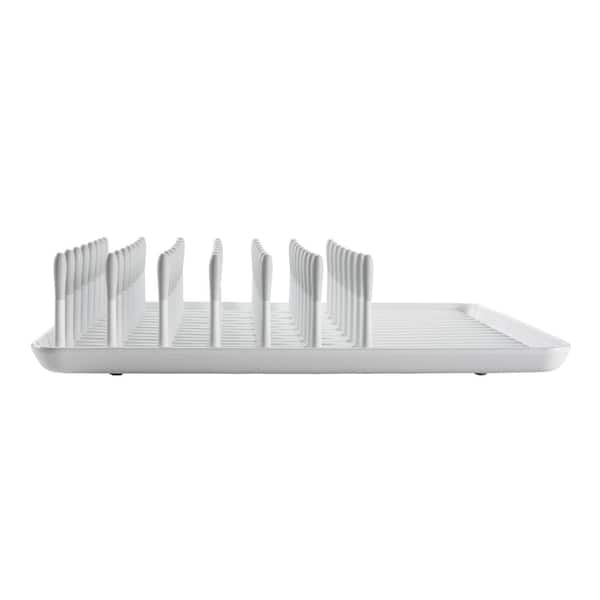 OXO Good Grips Compact Dish Rack, Biscuit, 13-3/4 x 10-3/8 x 3-1/2 H for Storage
