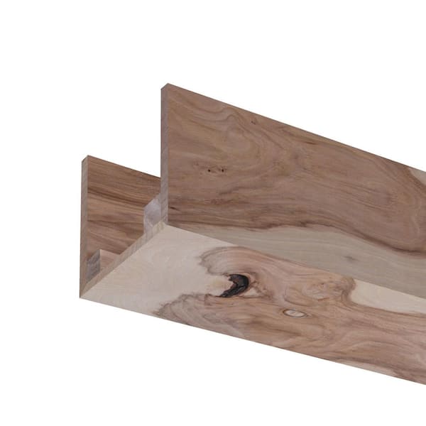 Ornamental Mouldings 5.5 in. W x 5.5 in. H x 92 in. L Rustic Hickory Box Faux Beam