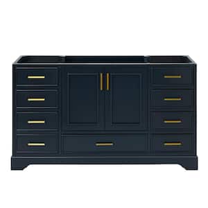 Stafford 60.75 in. W x 21.5 in. D x 34.5 in. H Bath Vanity Cabinet without Top in Midnight Blue