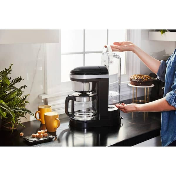 KitchenAid Onyx Black 12-Cup Drip Coffee Maker Machine + Reviews