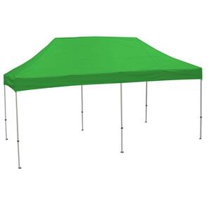 Festival 10 ft. x 20 ft. Instant Pop Up Tent with Green Cover