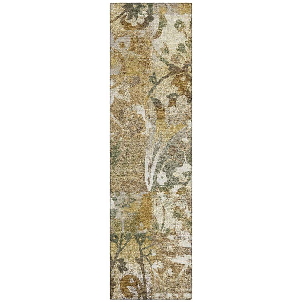 Chantille Machine Washable Indoor/Outdoor Abstract ACN2915 Walnut 2 ft. x 7 ft. Runner Rug price history on PriceWatchPro