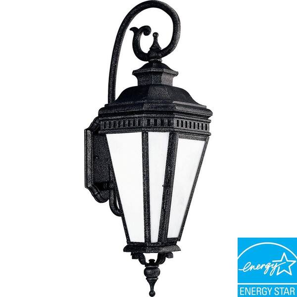 Progress Lighting Georgian Collection Gilded Iron 1-light Wall Lantern-DISCONTINUED