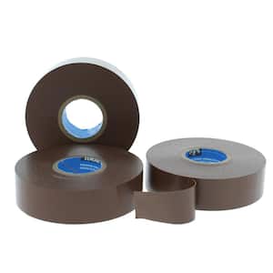 TapesSupply 10 Rolls Pack Brown Electrical Tape 3/4" x 66 ft 