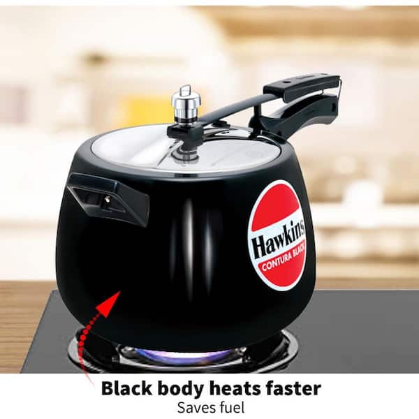 HAWKINS 6.9 qt. Aluminum Stove Top Pressure Cooker in Contura