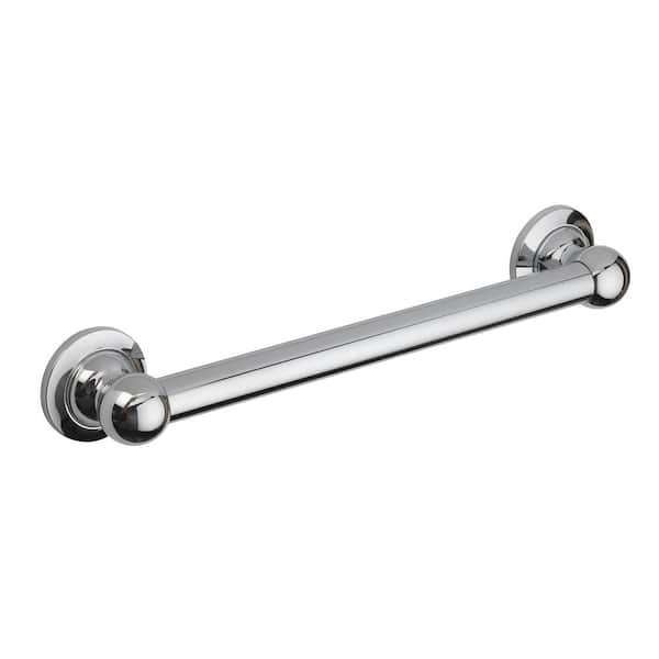 Glacier Bay 16 in. Rounded Style Grab Bar in Chrome
