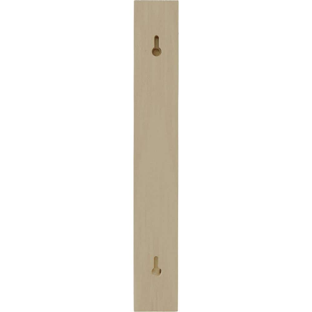 Traditional Rubberwood Shelf Bracket in Natural Finish