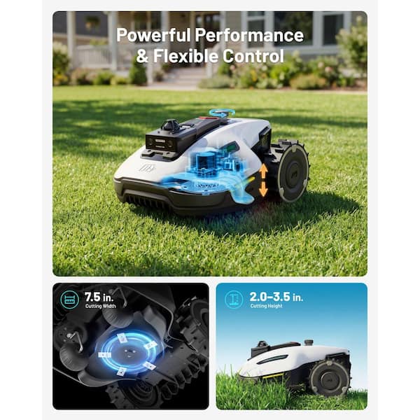 MAMMOTION Yuka mini 2 8 in. LiDAR 360° Robot Lawn Mower (1/3 Acre