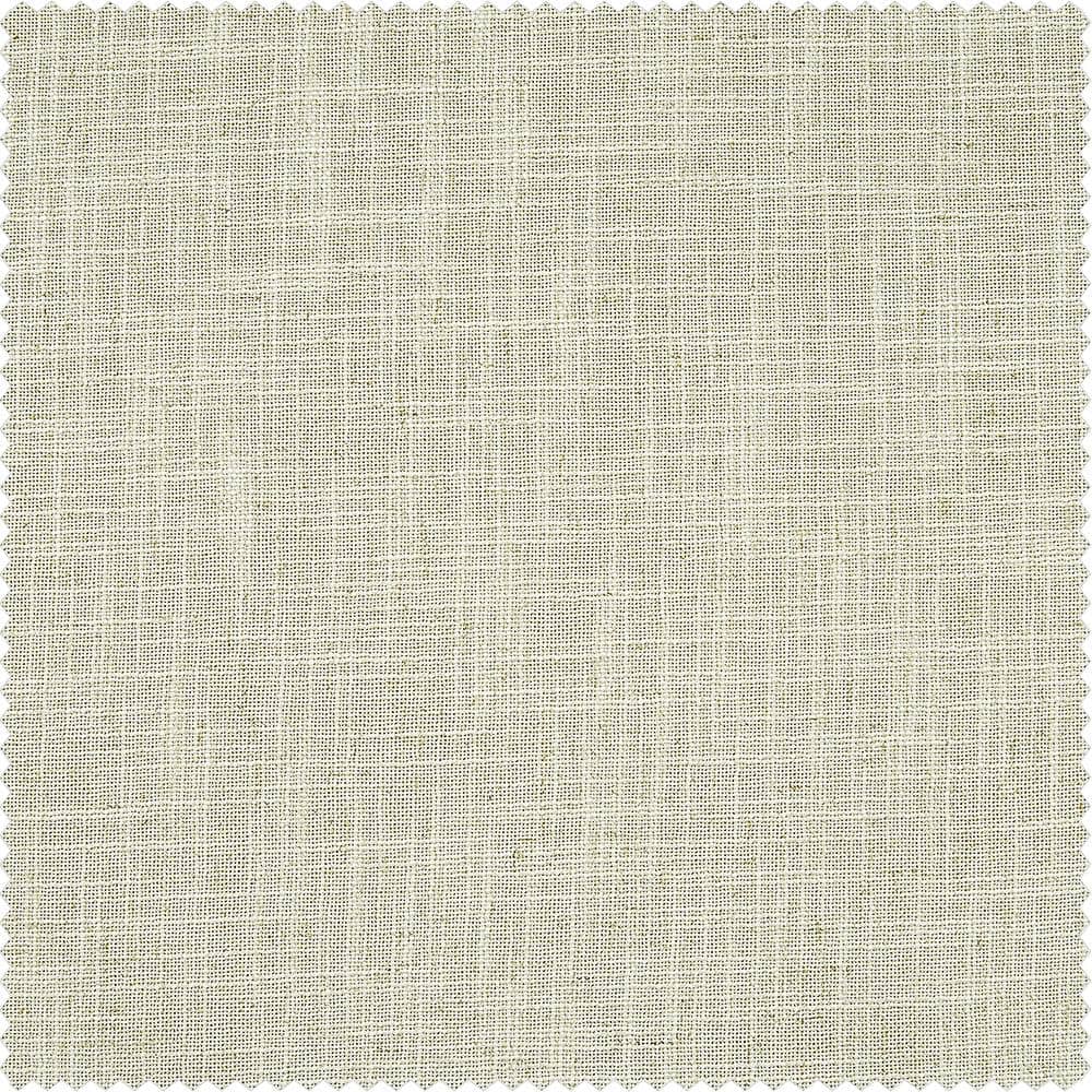 Off-White Light-Filtering Linen Blend Drape Panel