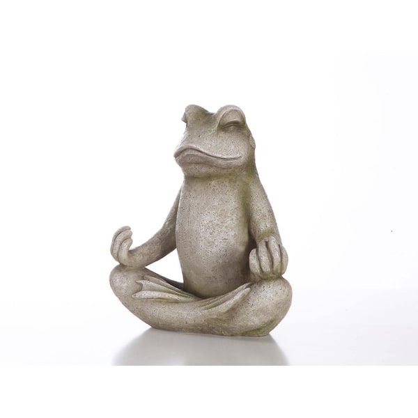 HI-LINE GIFT LTD. Frog Sitting Lotus (Exclusive)