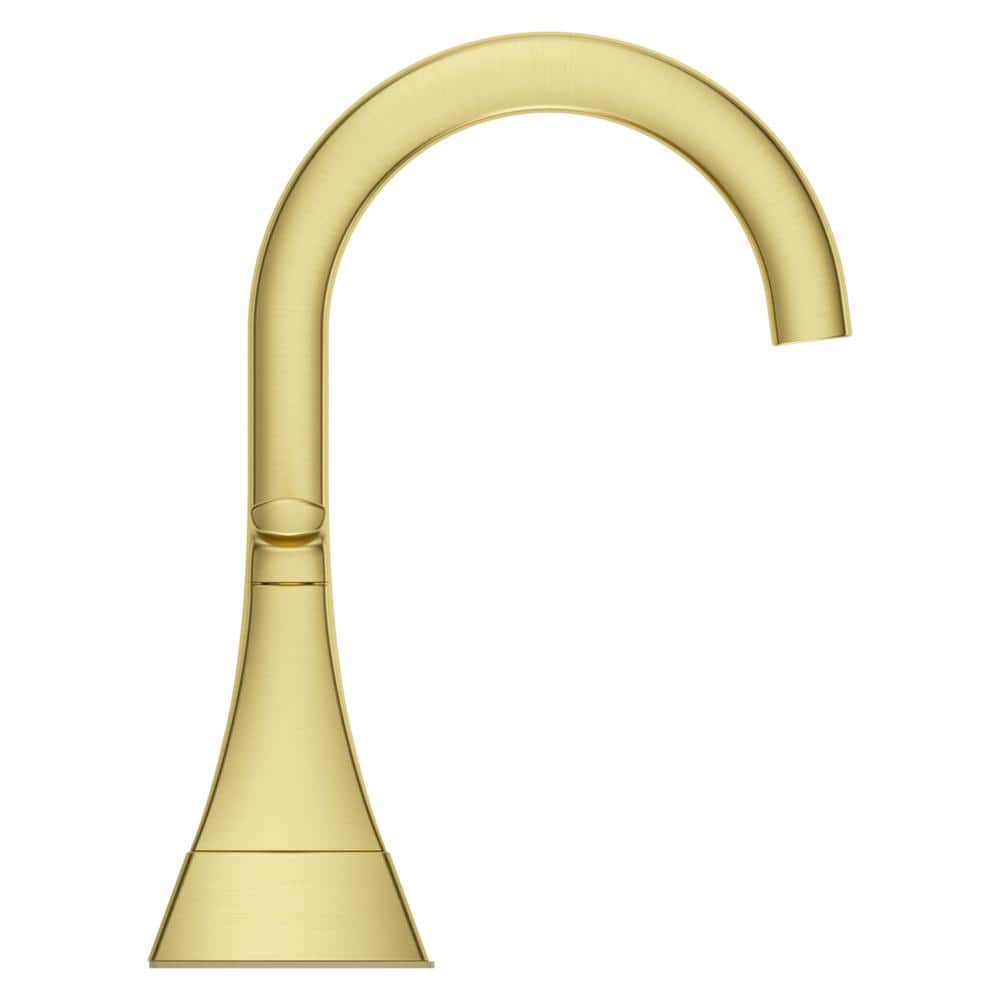 Brushed Gold Metal 2-Handle Centerset Bathroom Faucet
