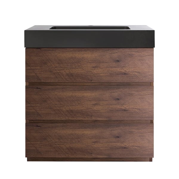 JimsMaison 36 in. W x 18 in. D x 37 in. H Freestanding Bath Vanity in ...