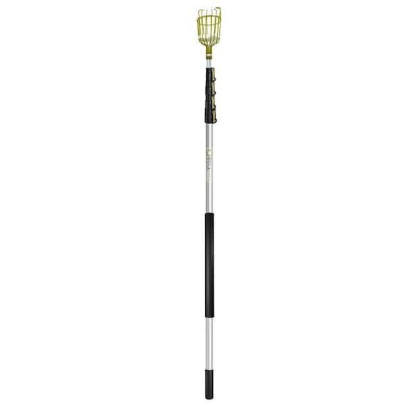 DocaPole Fruit Picker with 6 ft. - 24 ft. Extension Pole - Twist-On Fruit Picker Tool with Telescopic Pole