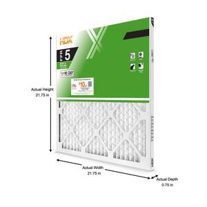 22 in. x 22 in. x 1 in. Standard Pleated Air Filter FPR 5