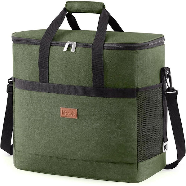 Collapsible Insulated Soft Cooler Bag 20 qt. Cooler Capacity, Leakproof Portable Tote