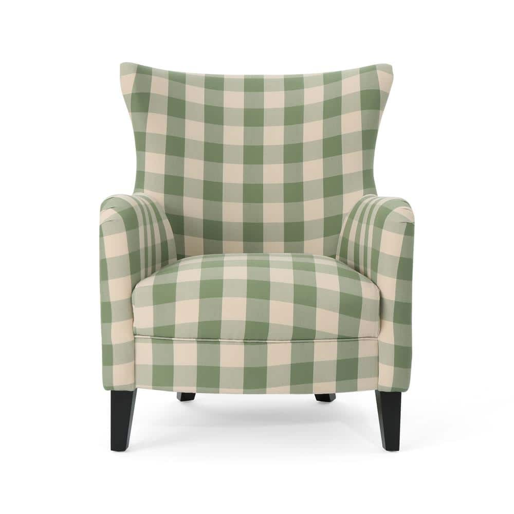 Green 2025 gingham chair