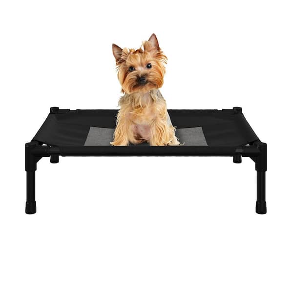 Petmaker Elevated Dog Bed 24.5 in. x 18.5 in. Portable Pet Bed with Non-Slip Feet Indoor/Outdoor Dog Cot or Puppy Bed