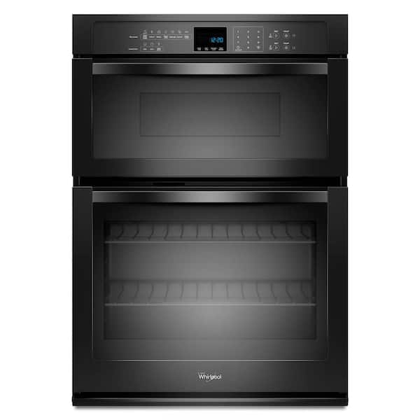 Whirlpool 30 in. Electric Wall Oven with Built-In Microwave in Black