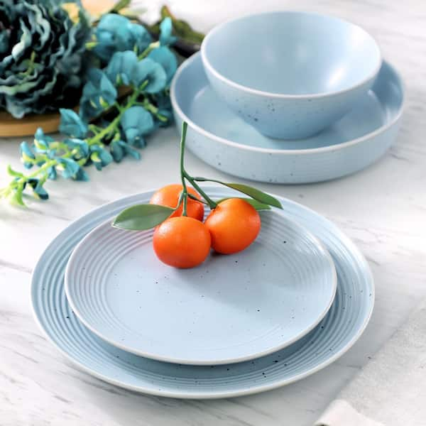 Double bowl dinnerware set best sale