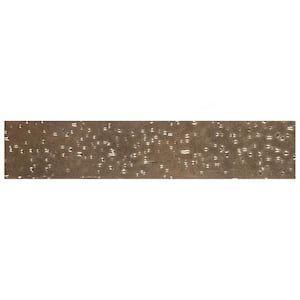 Muretto Oro Glossy 2 in. x 10 in. Porcelain Wall Tile (10.68 sq. ft./Case)