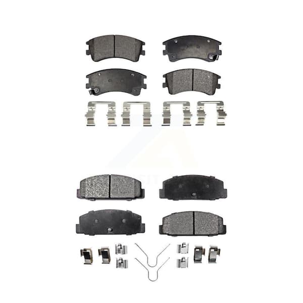 TEC Front Rear Ceramic Brake Pads Kit For 2003-2005 Mazda 6 KTC-100498