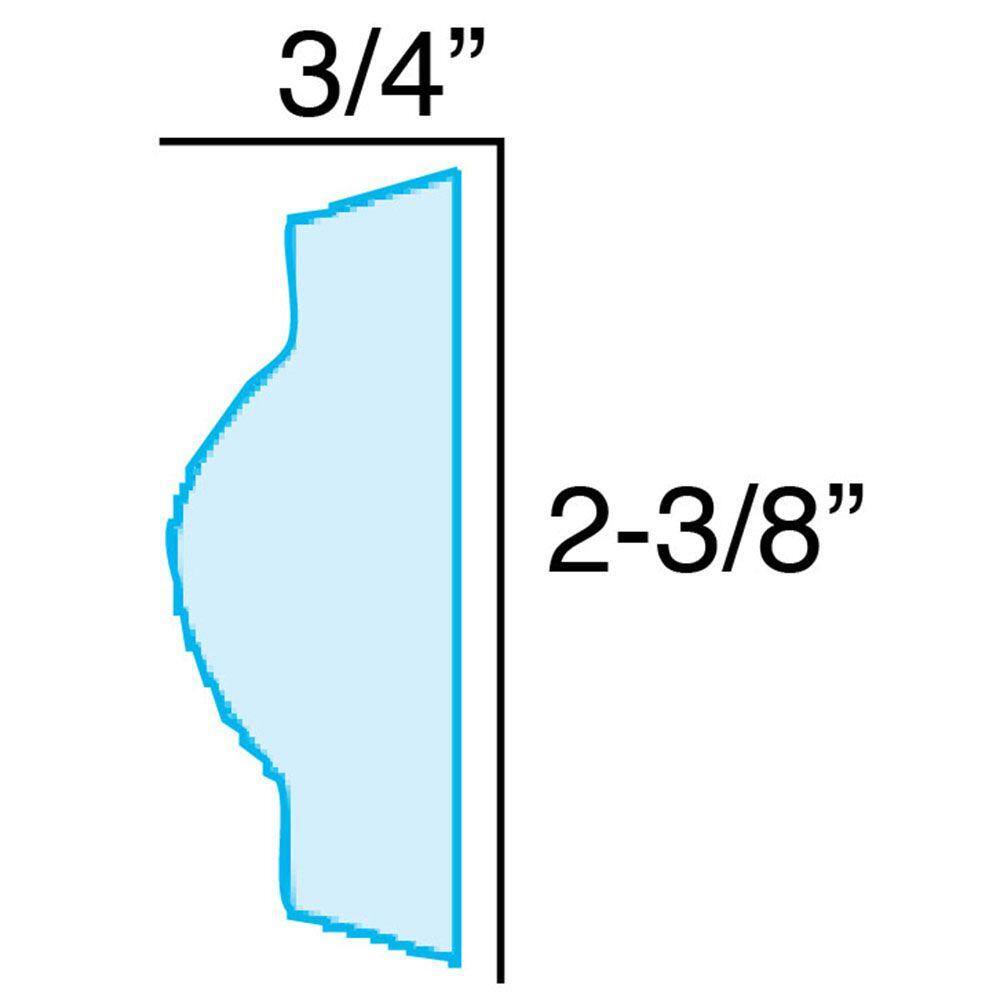 Primed White Polyurethane Bead Panel Moulding Corner