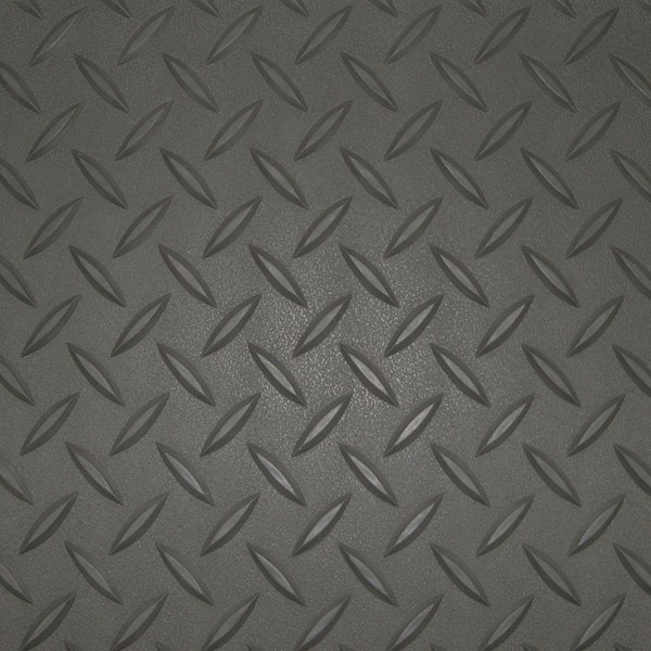 Diamond Deck 5 ft. x 40 ft. Charcoal Textured PVC Rollout Flooring Diamond Deck 5 ft. x 40 ft. Charcoal Textured PVC Rollout Flooring