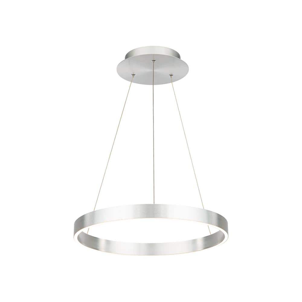 Sirius 18" Brushed Aluminum LED Indoor/Outdoor Pendant