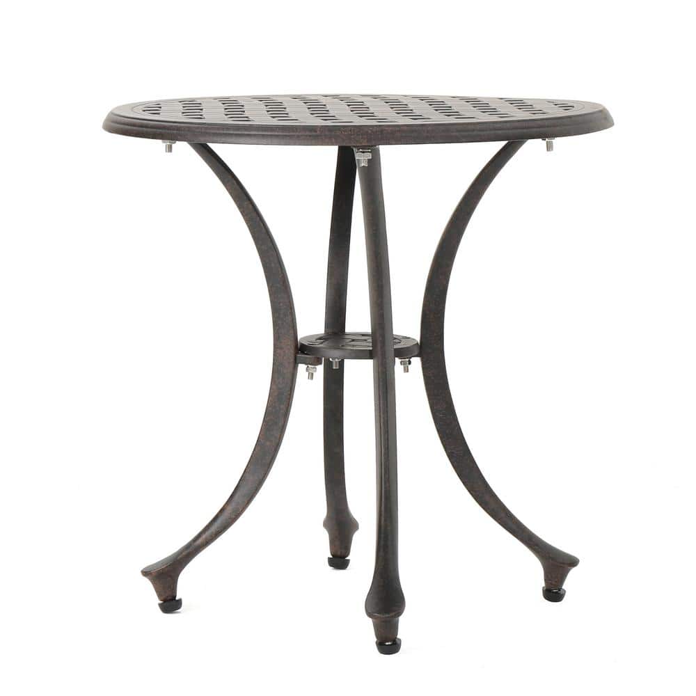 Outdoor Aluminum Round Side Table, Suitable for Many Scenes, Suitable for G