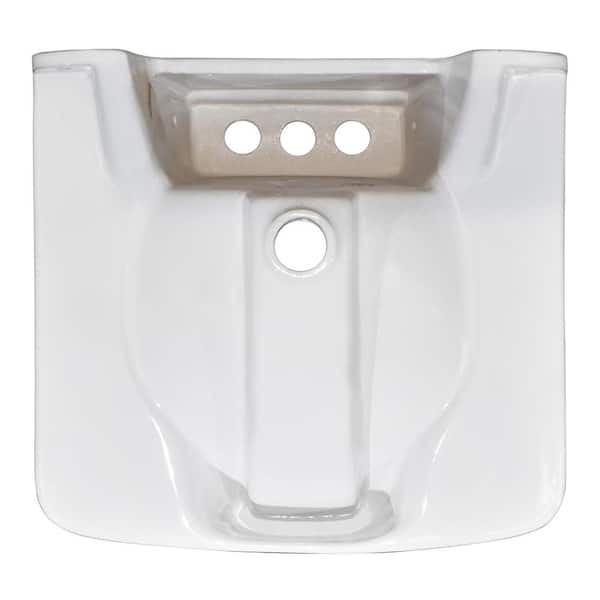 Glacier Bay - Aragon 19 in. Rectangular Vitreous China Bathroom Sink in White