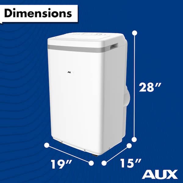 Airemax 8000 BTU SACC Portable Air Conditioner with Supplemental Heat