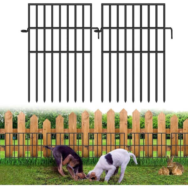 Justincity 17 in. Outdoor Animal Barrier Fence Panel with 1. 25in