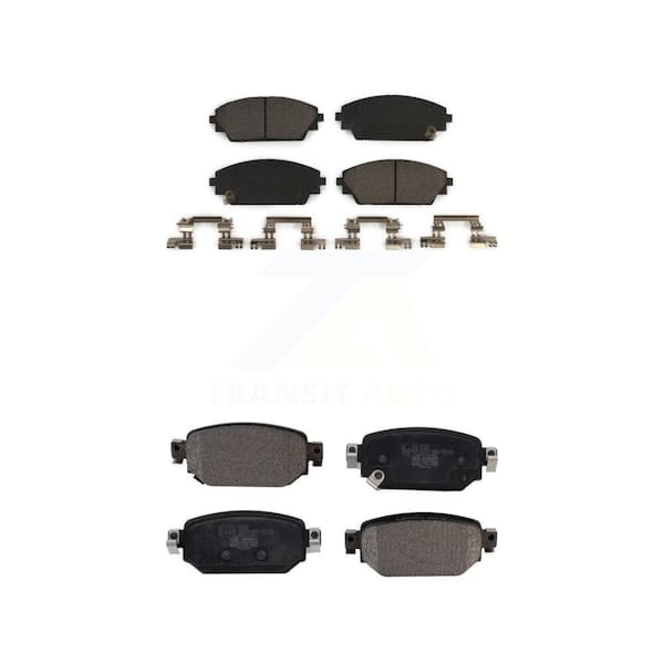 TEC Front Rear Ceramic Brake Pads Kit For 2019-2021 Mazda CX-3 KTC-100525